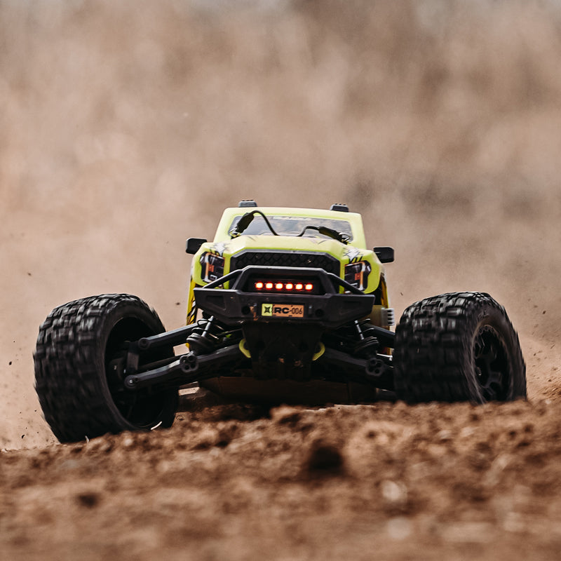 Rlaarlo RC Car Rlaarlo Omni-Terminator Metal MINI 1:10 Scale RTR Brushless Monster Truck, RZ001G-A