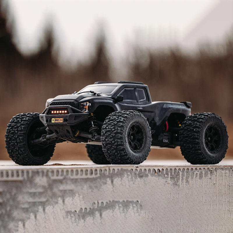 Rlaarlo RC Car Rlaarlo Omni-Terminator Carbon Fiber MINI 1:10 Scale RTR Brushless Monster Truck, RZ001B-C