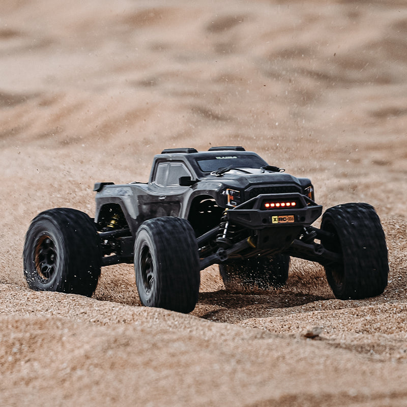 Rlaarlo RC Car Rlaarlo Omni-Terminator Carbon Fiber MINI 1:10 Scale RTR Brushless Monster Truck, RZ001B-C