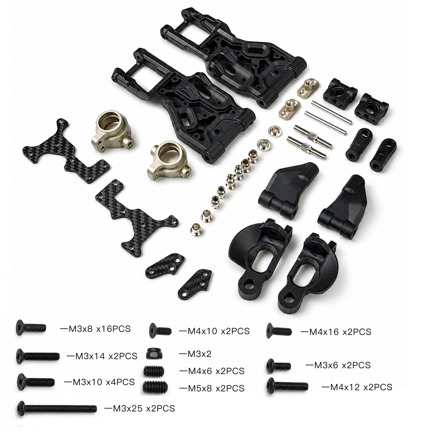 Rlaarlo RC Car C-Hub Suspension Set for DSK Buggy