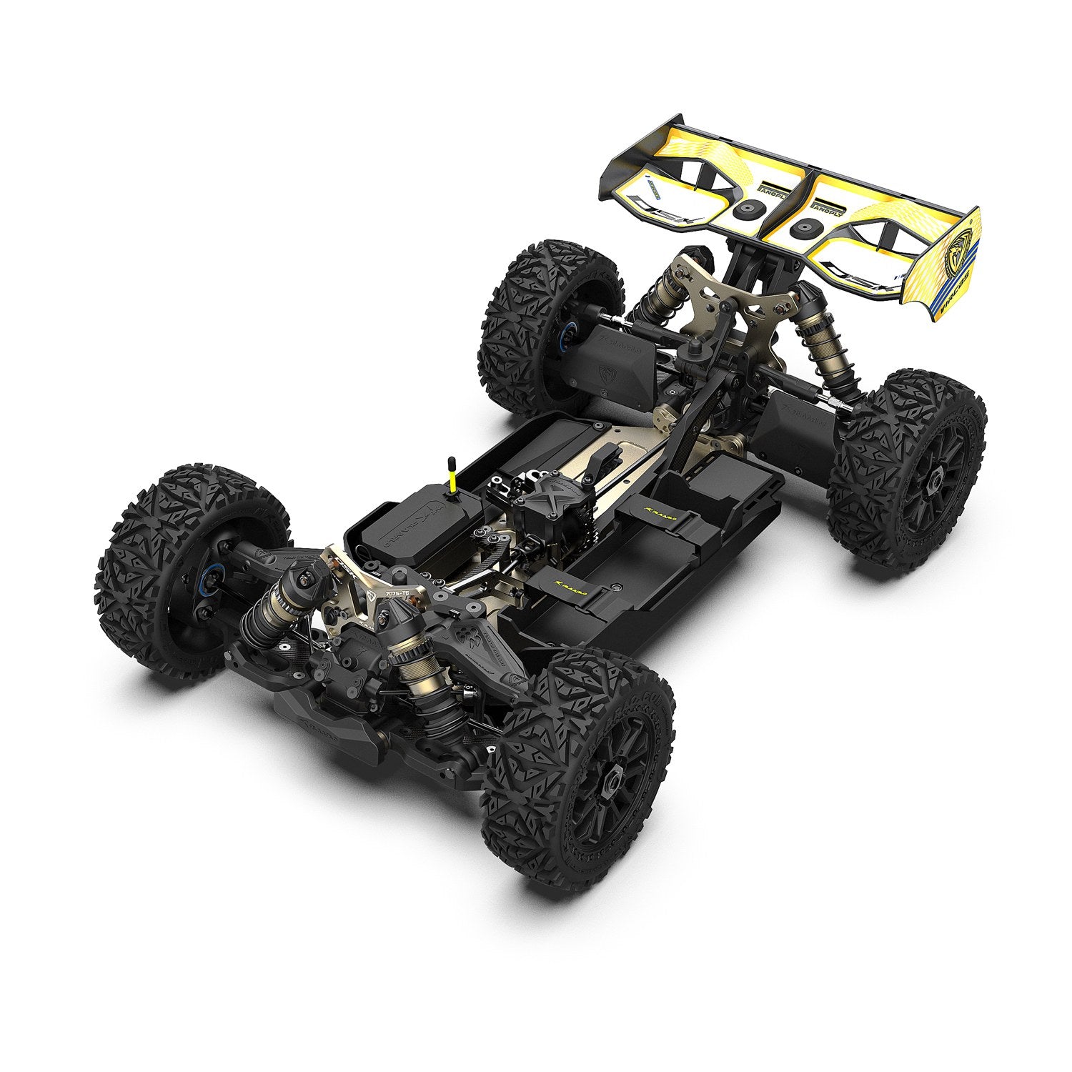 Rlaarlo RC Car Rlaarlo 1/8 4WD Buggy Dragon Scale Knight | DSK Roller(Without Electric Parts)