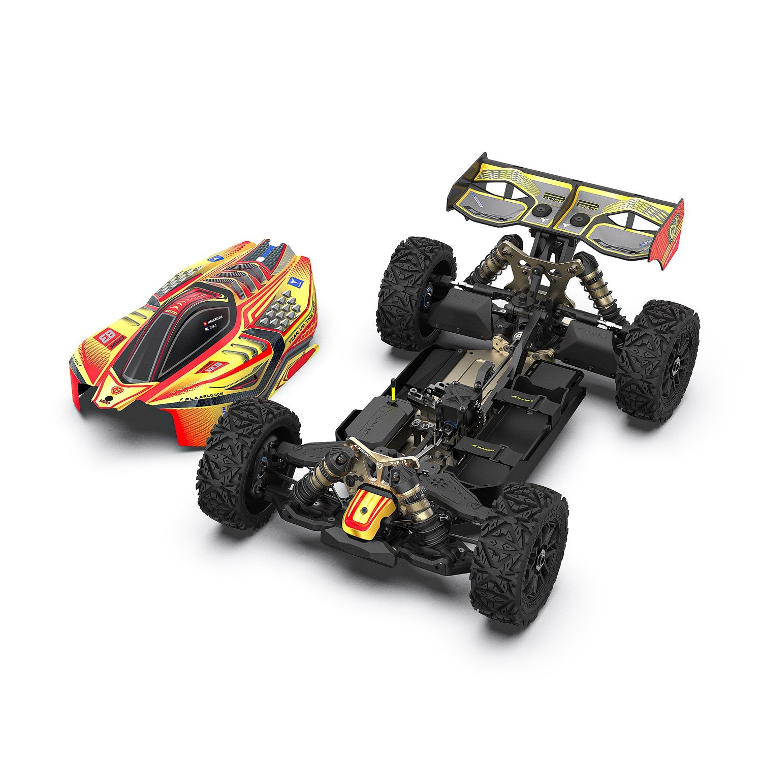 Rlaarlo RC Car Rlaarlo 1/8 4WD Buggy Dragon Scale Knight | DSK Roller(Without Electric Parts)