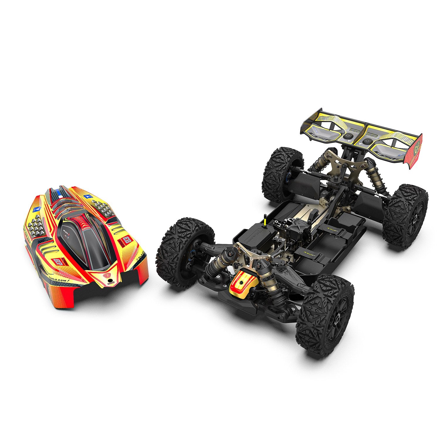 Rlaarlo RC Car Rlaarlo 1/8 4WD Buggy Dragon Scale Knight | DSK Roller(Without Electric Parts)