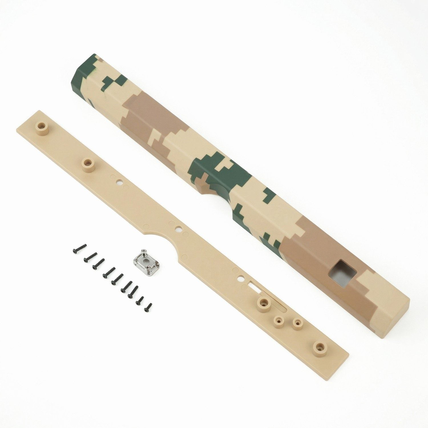 Rlaarlo RC Car Front Bumper For HongYan HY6 Desert Digital Camouflage