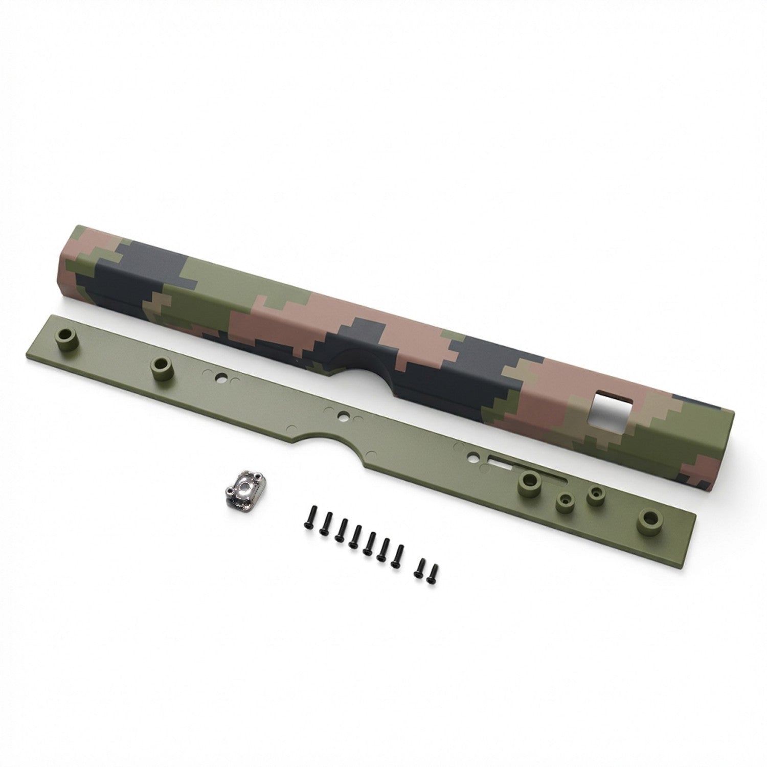 Rlaarlo RC Car Front Bumper For HongYan HY6 Jungle Digital Camouflage