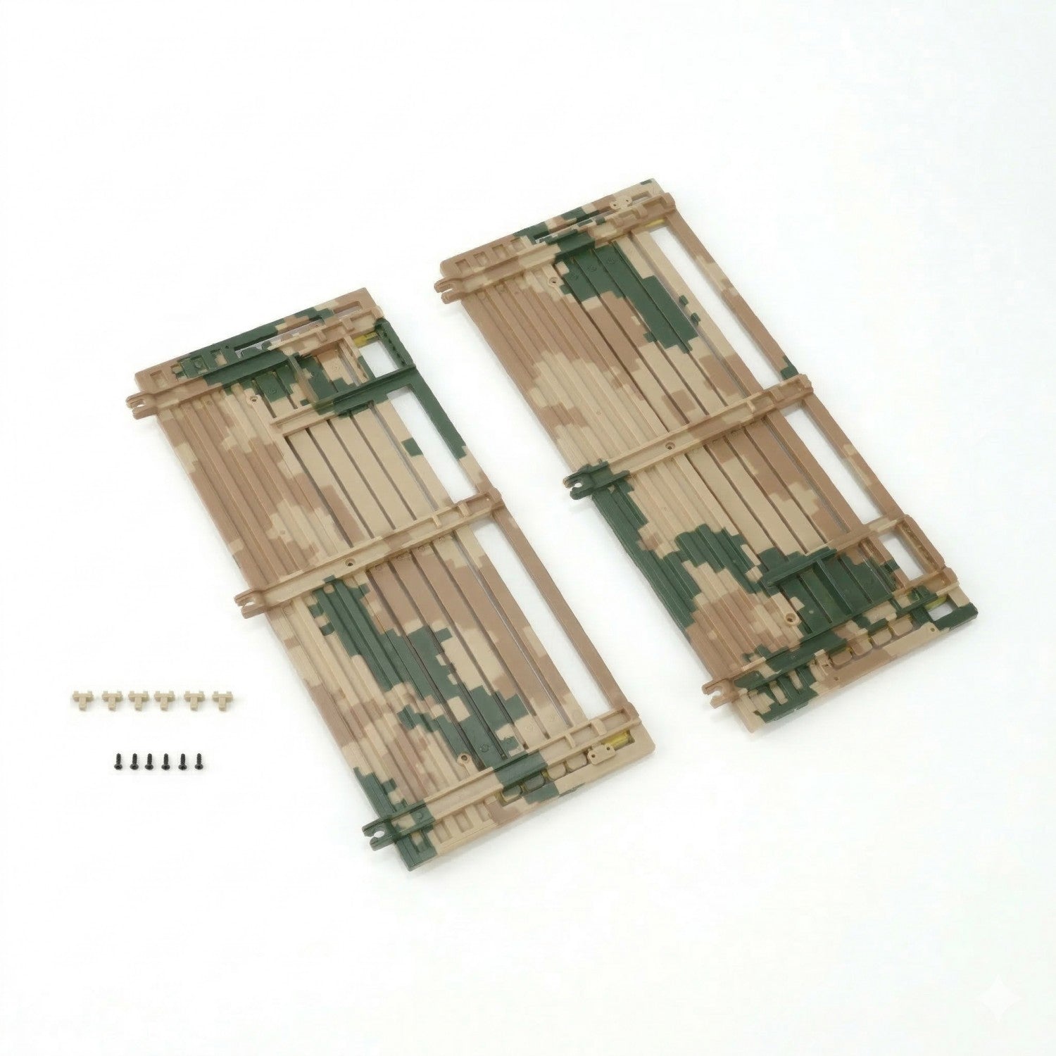 Rlaarlo RC Car Cargo Box Side Panel For HongYan HY6 Left Desert Digital Camouflage