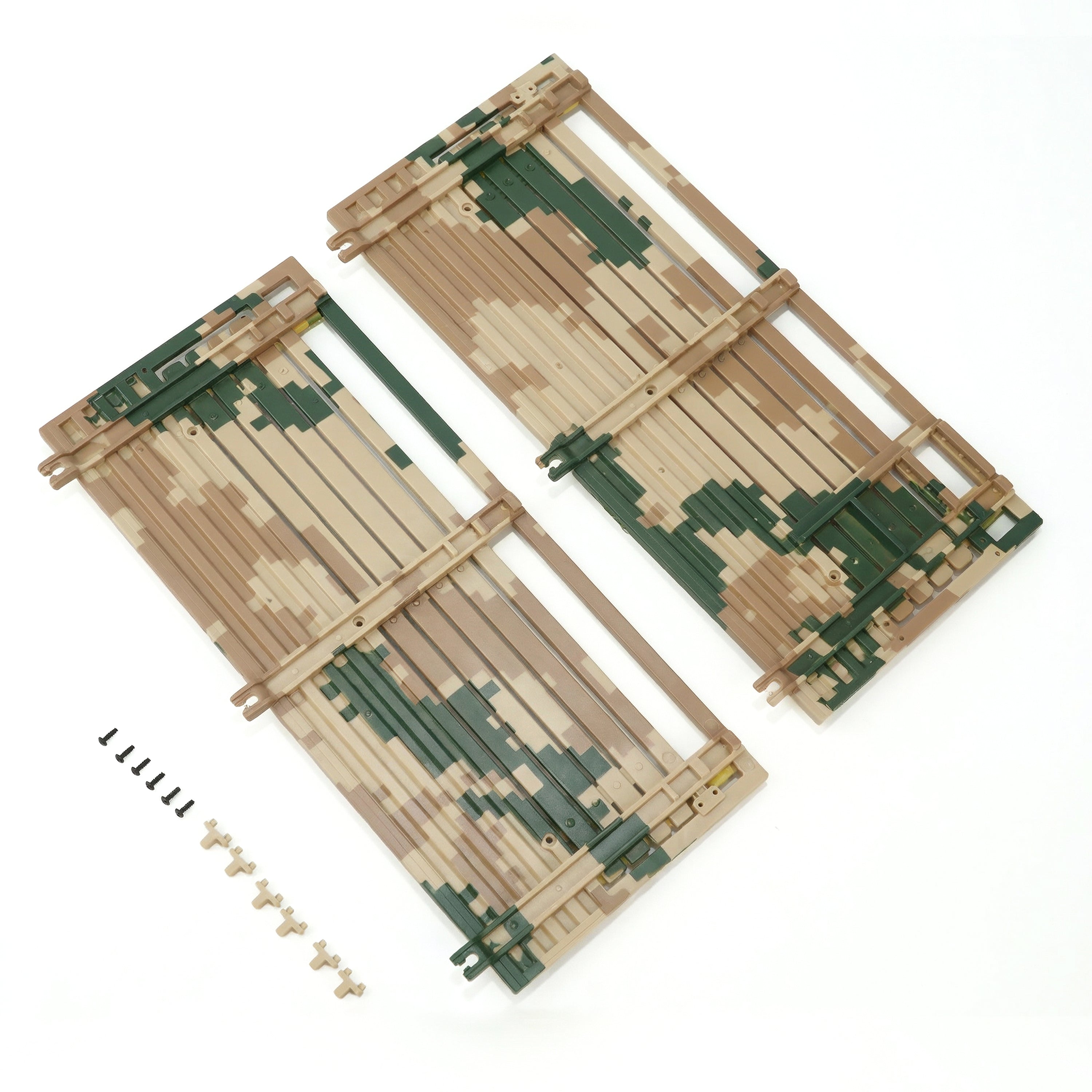 Rlaarlo RC Car Cargo Box Side Panel For HongYan HY6 Right Desert Digital Camouflage