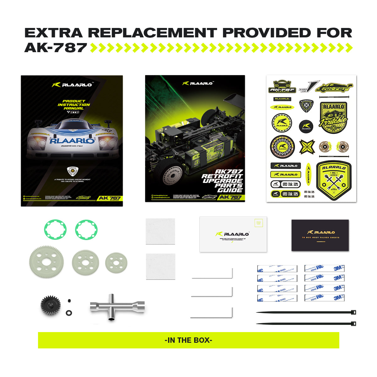 Rlaarlo RC Car Rlaarlo 1/10 Metal Version Brushless RTR On-Road Cars, Supercar,AK-787