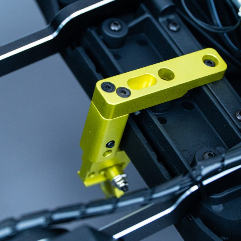 RC CAR Simulated Climbing Metal Trailer Hitch, RC Tow Hook Drop Hitch Receiver for JK07PRO