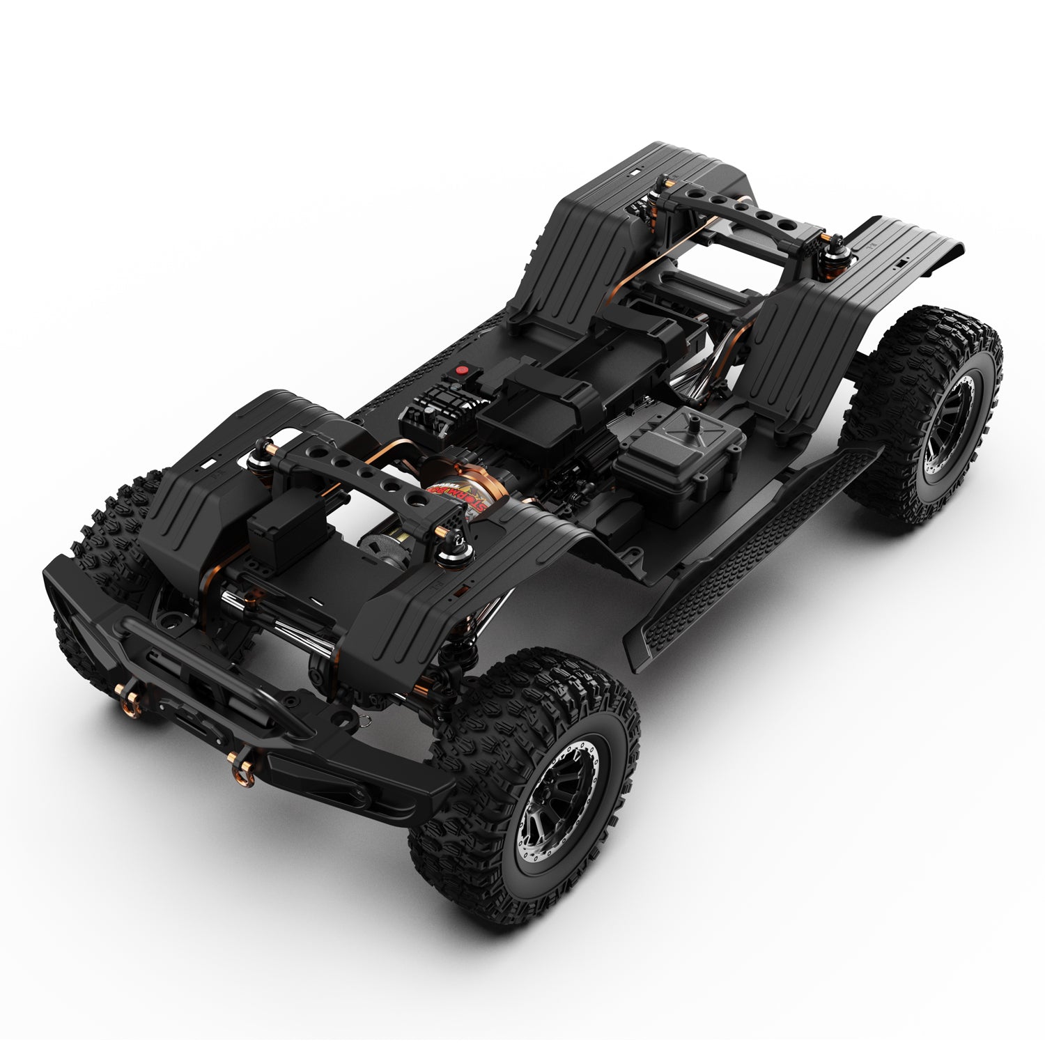 1/7 Scale 4WD Brushed RC Crawler MK-07 Gray