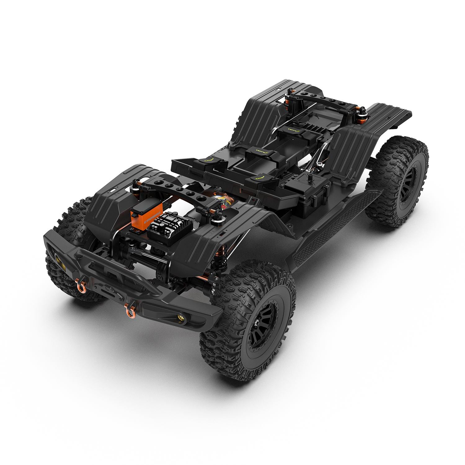Rlaarlo RC Car 1/7 Scale 4WD Brushed RC Crawler MK-07 V2