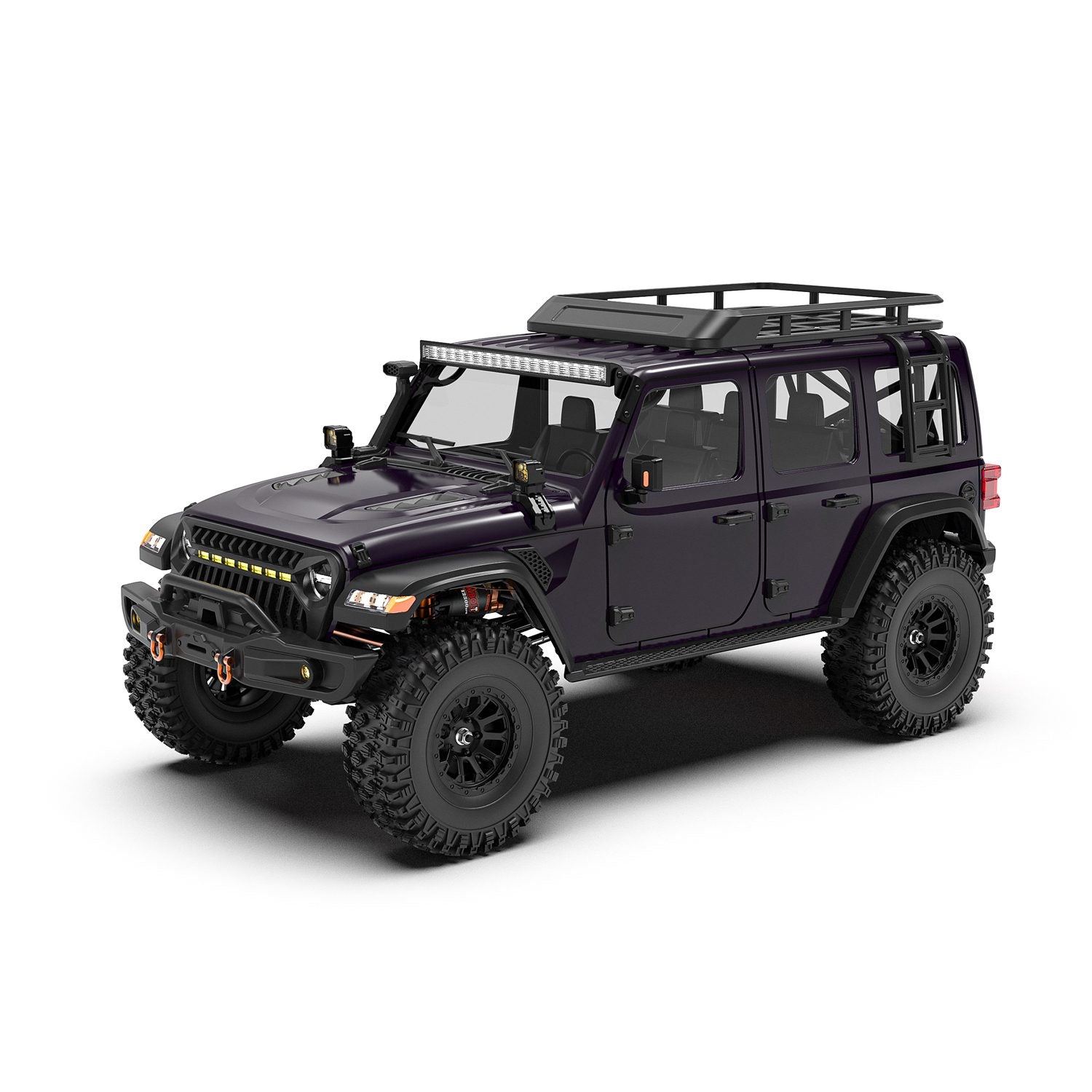 Rlaarlo RC Car 1/7 Scale 4WD Brushed RC Crawler MK-07 V2