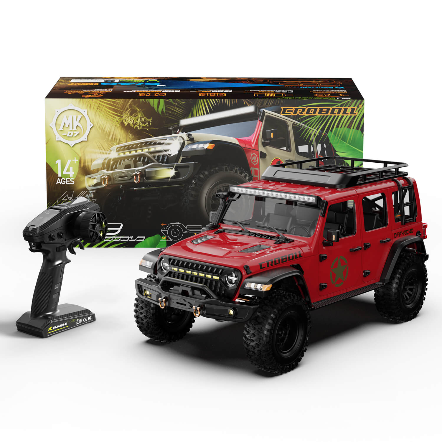 1/7 Scale 4WD Brushless RTR RC Crawler MK-07