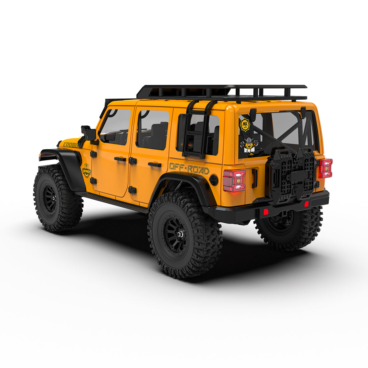 Rlaarlo RC Car 1/7 Scale 4WD Brushed RC Crawler MK-07 V2