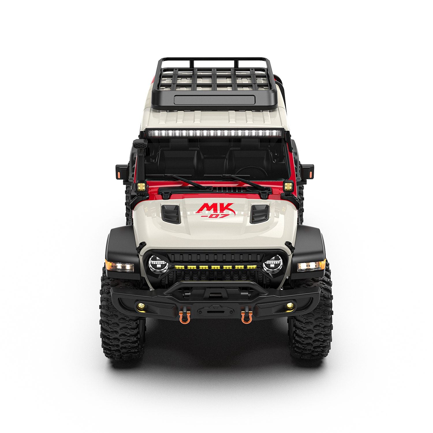Rlaarlo RC Car 1/7 Scale 4WD Brushed RTR RC Crawler MK-07 V2 Hand-Painted