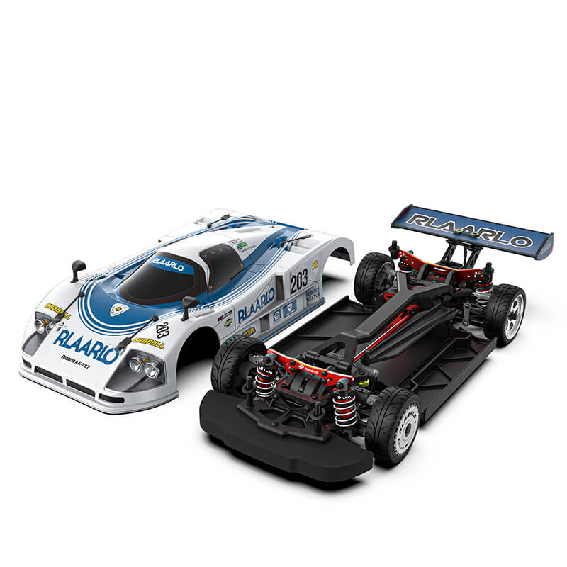 Rlaarlo RC Car Rlaarlo 1/10 Metal Version On-Road Cars AK-787 Roller(Without Electric Parts)