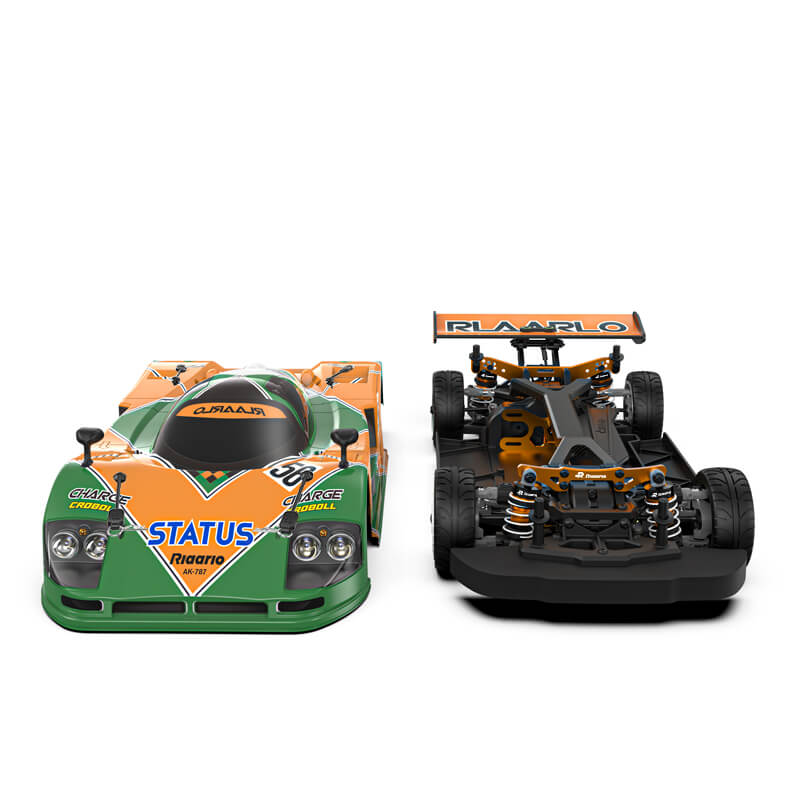 Rlaarlo RC Car Rlaarlo 1/10 Metal Version On-Road Cars AK-787 Roller(Without Electric Parts)