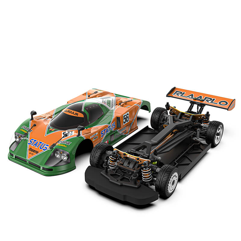 Rlaarlo RC Car Rlaarlo 1/10 Metal Version On-Road Cars AK-787 Roller(Without Electric Parts)
