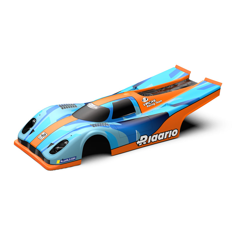 Rlaarlo RC Car PC Car Body For AK-917 Orange