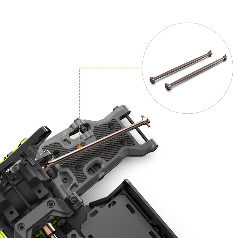 Rlaarlo RC Car S2 Alloy Steel Dog Bone For RZ001
