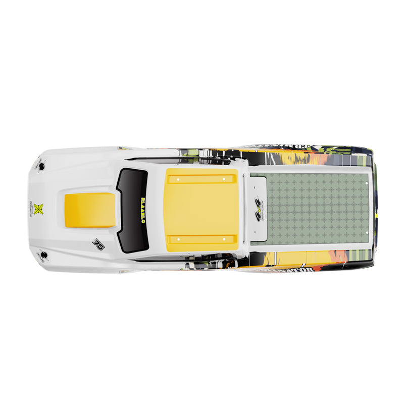 Rlaarlo RC Car Car Body, PC For RZ001(Orange + White)