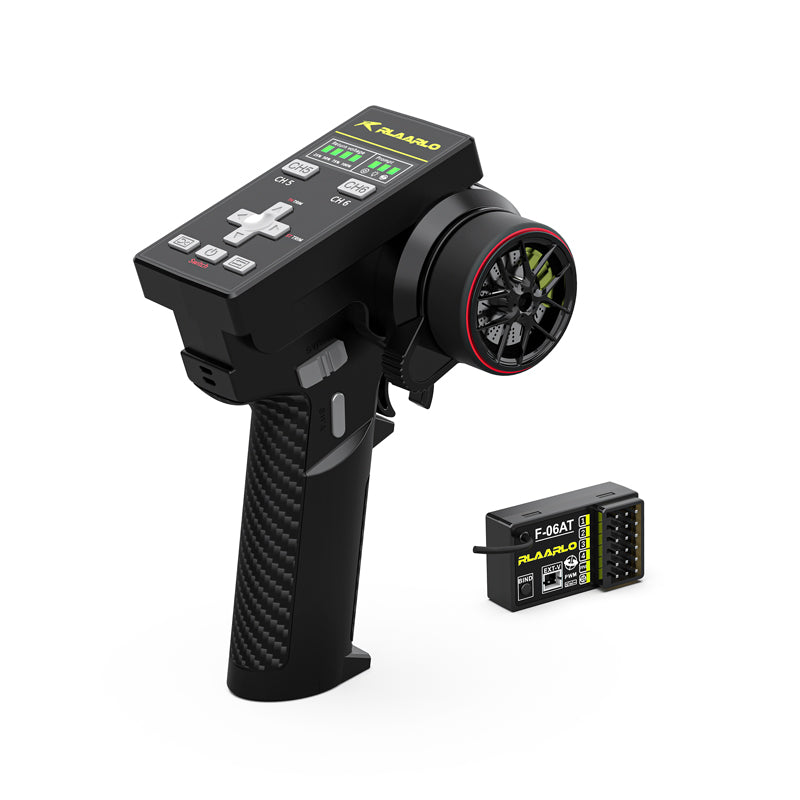 Rlaarlo RC Car 6-Channel Transmitter with 6-Channel Receiver For RC Car Remote Control+Receiver