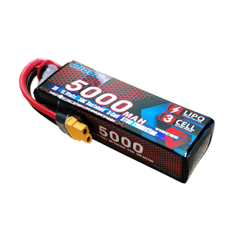 Rlaarlo RC Car 11.1V 5000mah 3S Lipo Battery XT60 Plug