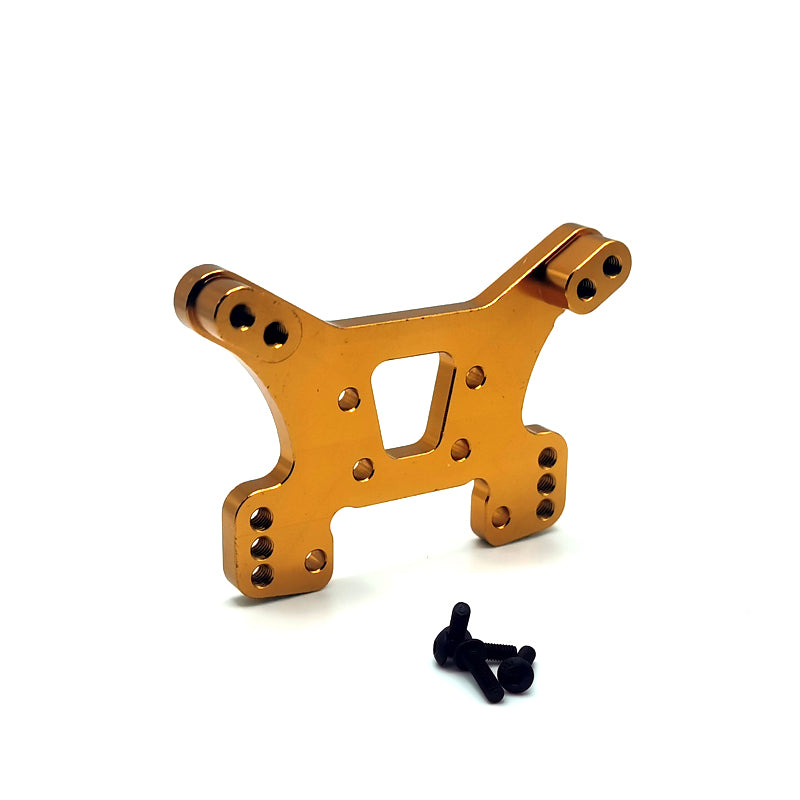 Rlaarlo RC Car Aluminum Alloy Front/Rear Shock Tower,For 1/14 Buggy Gold Rear