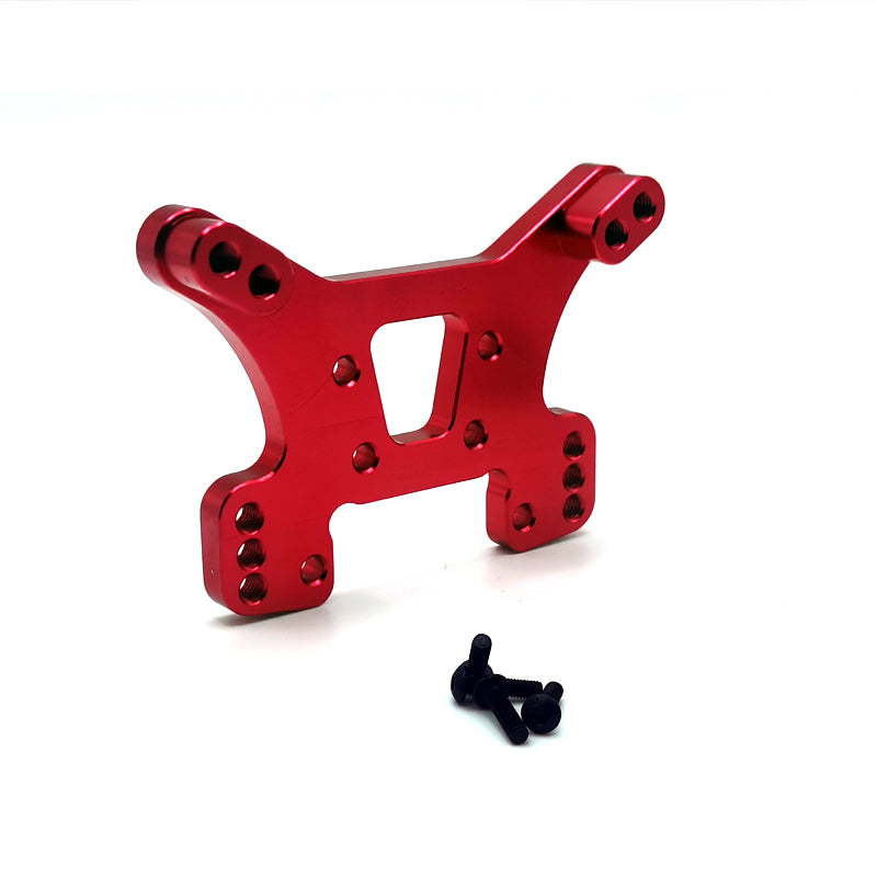 Rlaarlo RC Car Aluminum Alloy Front/Rear Shock Tower,For 1/14 Buggy Red Rear