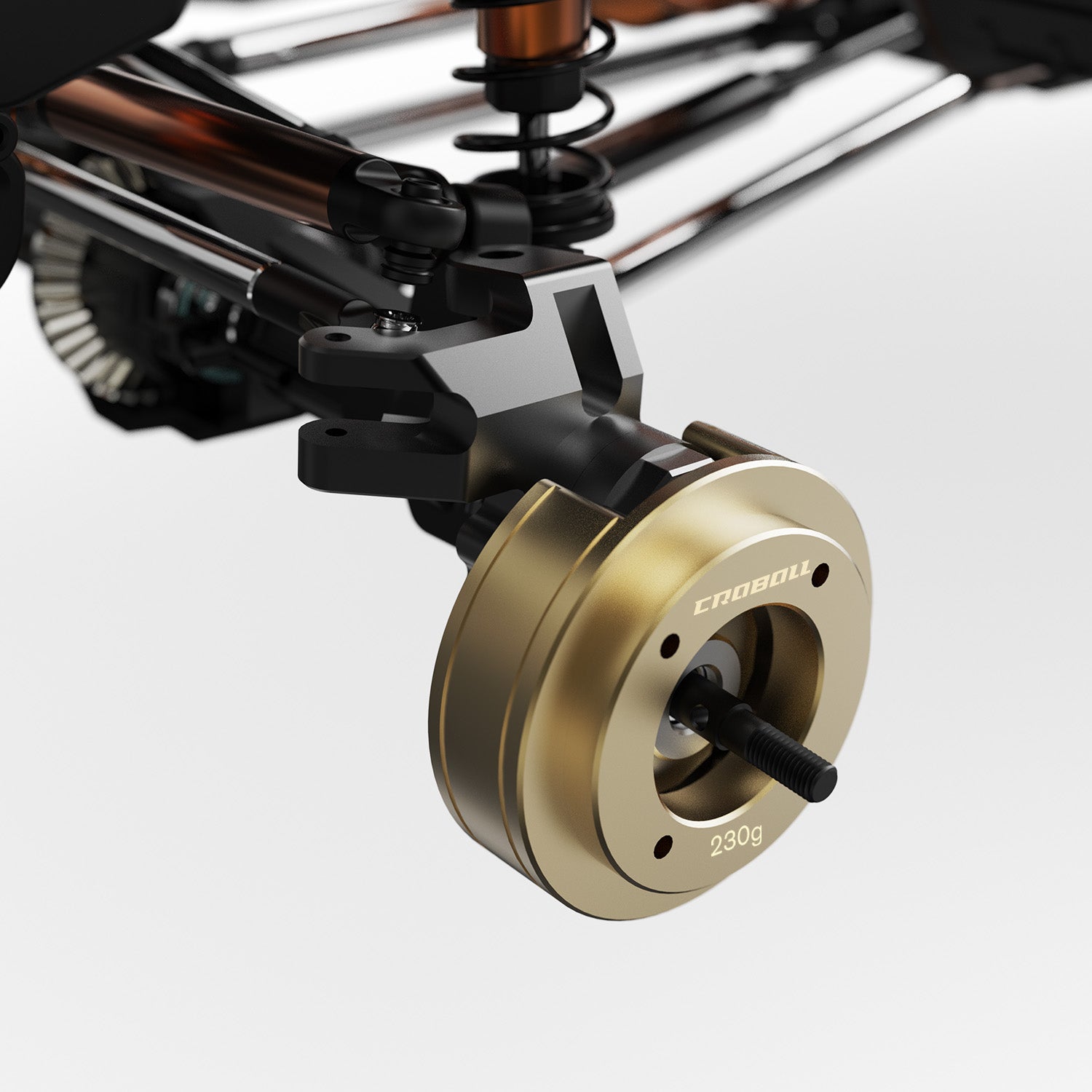 Rlaarlo RC Car Heavy Weight Brass Outer Portal Drive Housin for MK-07