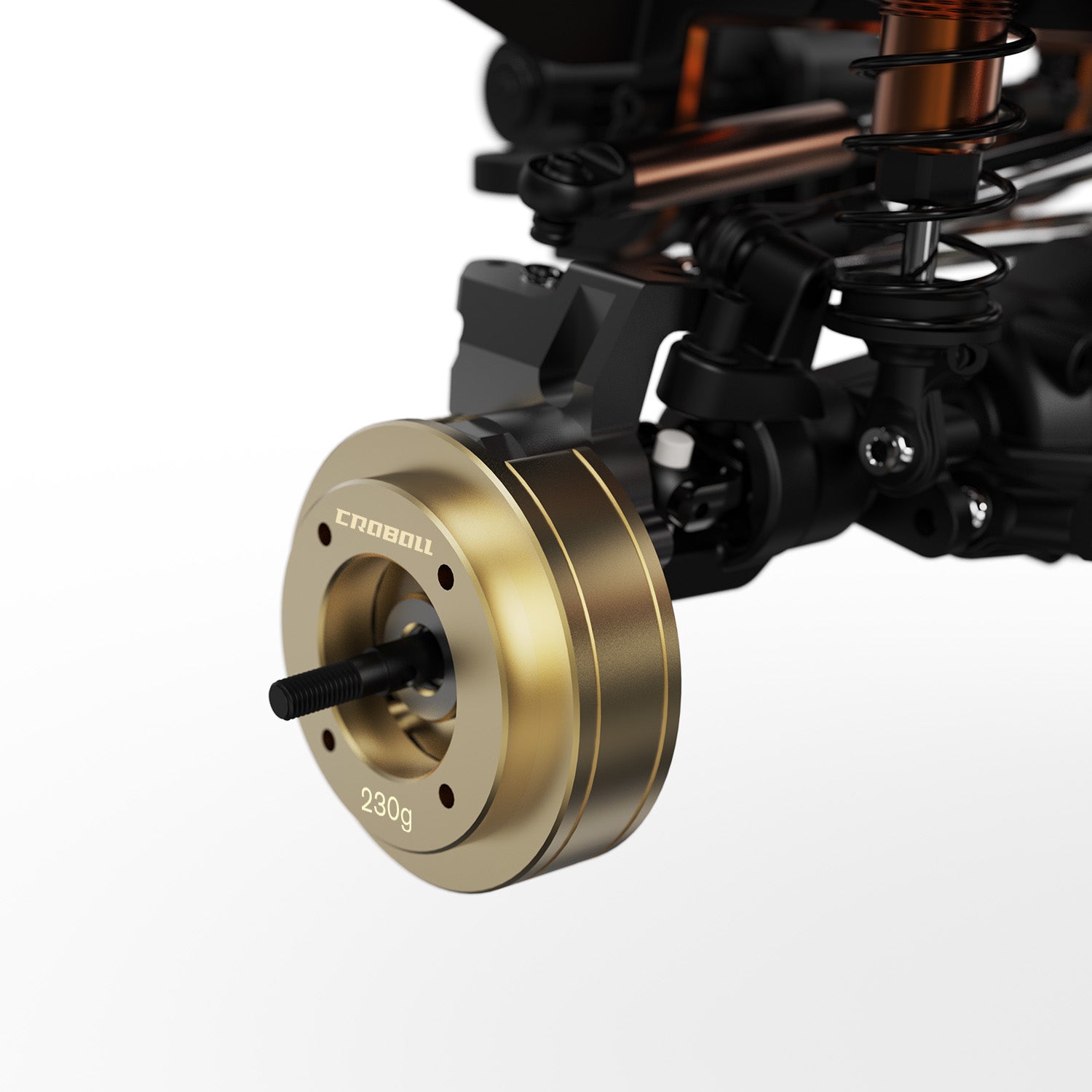 Rlaarlo RC Car Heavy Weight Brass Outer Portal Drive Housin for MK-07