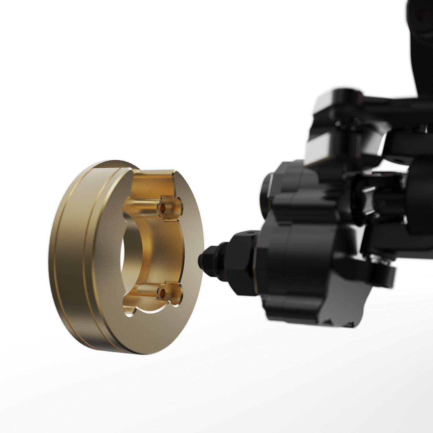Rlaarlo RC Car Heavy Weight Brass Outer Portal Drive Housin for MK-07