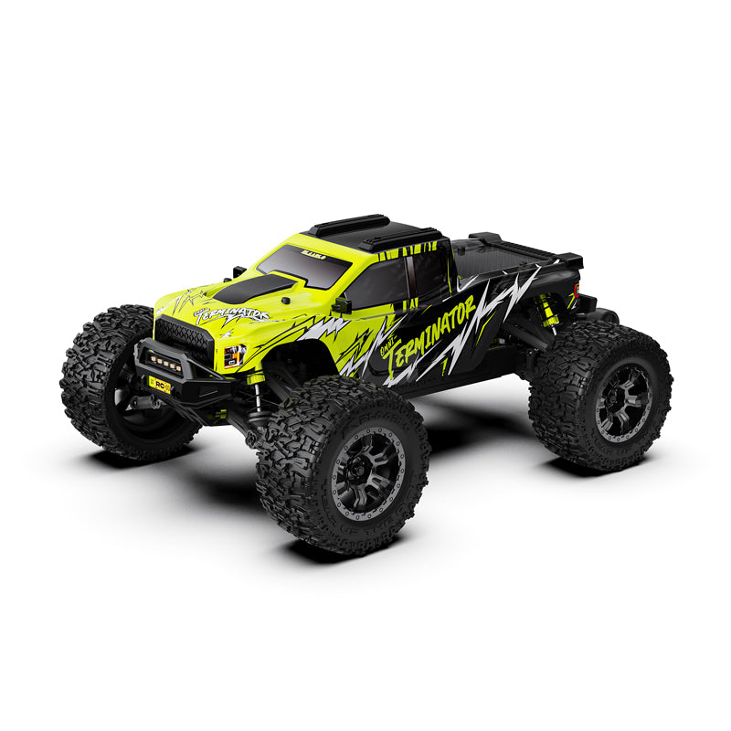Rlaarlo RC Car Rlaarlo Omni-Terminator Metal MINI 1:10 Scale RTR Brushless Monster Truck, RZ001G-A