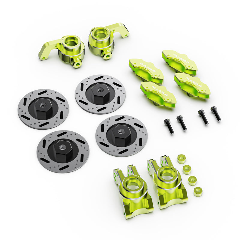 Rlaarlo RC Car Aluminum Brake Disc kit For XTS-F10 RC Rally Car Front & Rear
