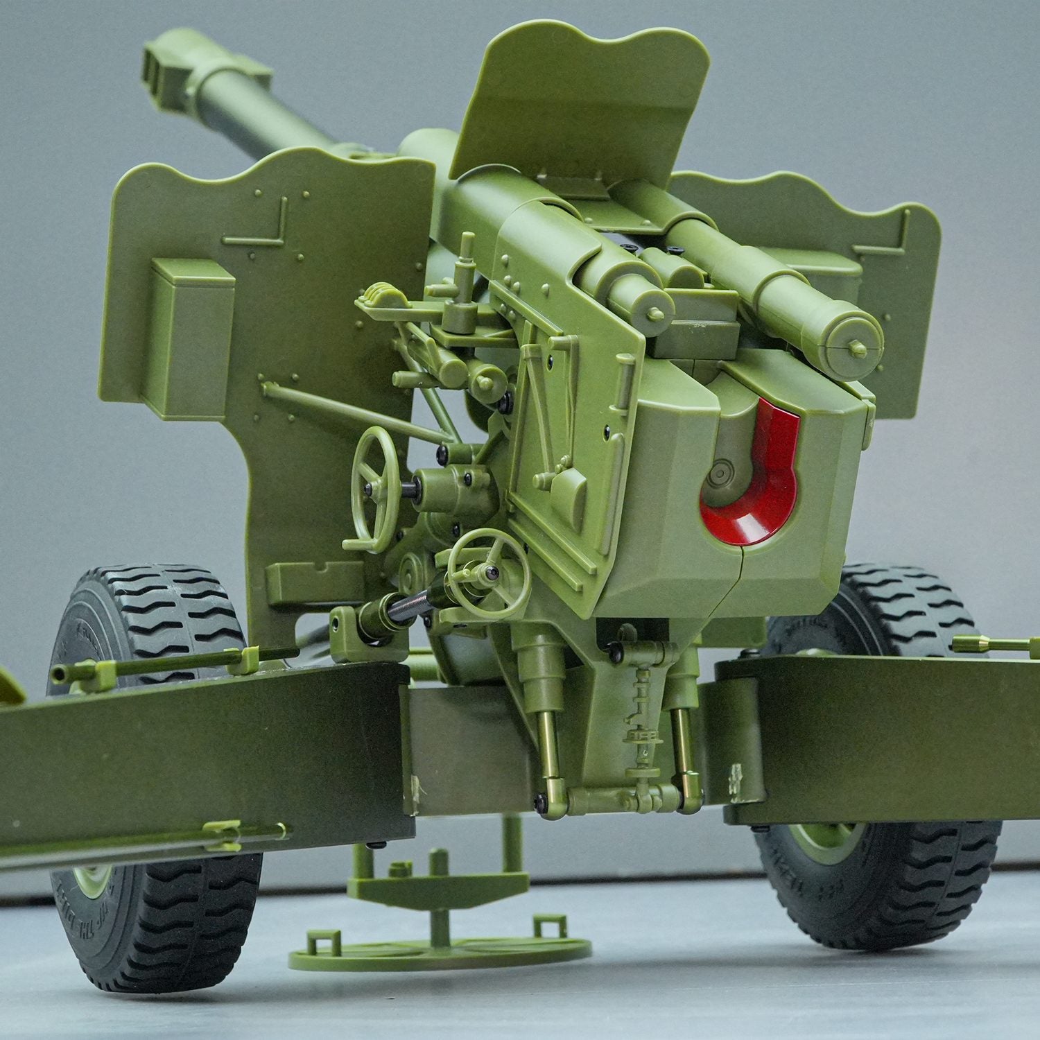 Rlaarlo RC Car Rlaarlo HongYan 152mm Howitzer Towed Gun Model