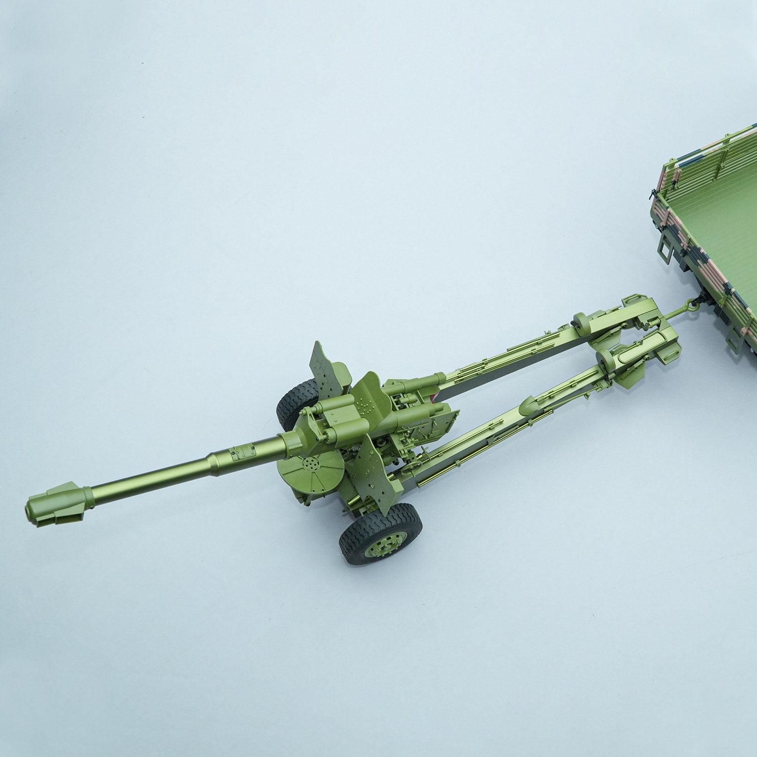 Rlaarlo RC Car Rlaarlo HongYan 152mm Howitzer Towed Gun Model