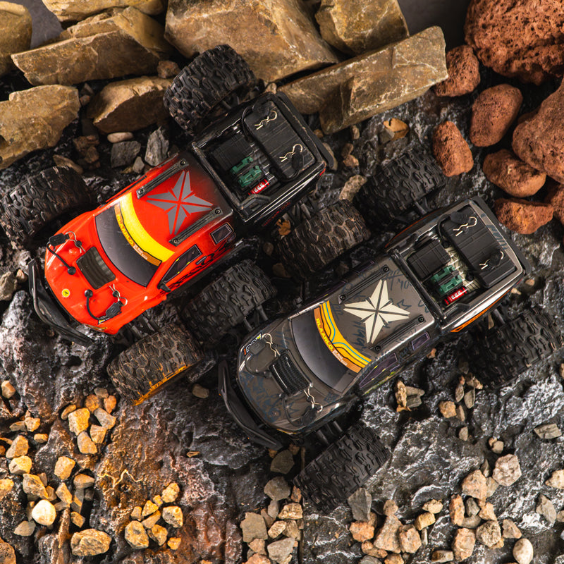 Rlaarlo RC Car Rlaarlo Metal 1/14 Scale Brushless RTR Monster Truck, ROG1