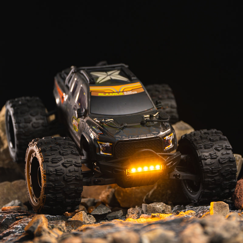 Rlaarlo RC Car Rlaarlo Metal 1/14 Scale Brushless RTR Monster Truck, ROG1