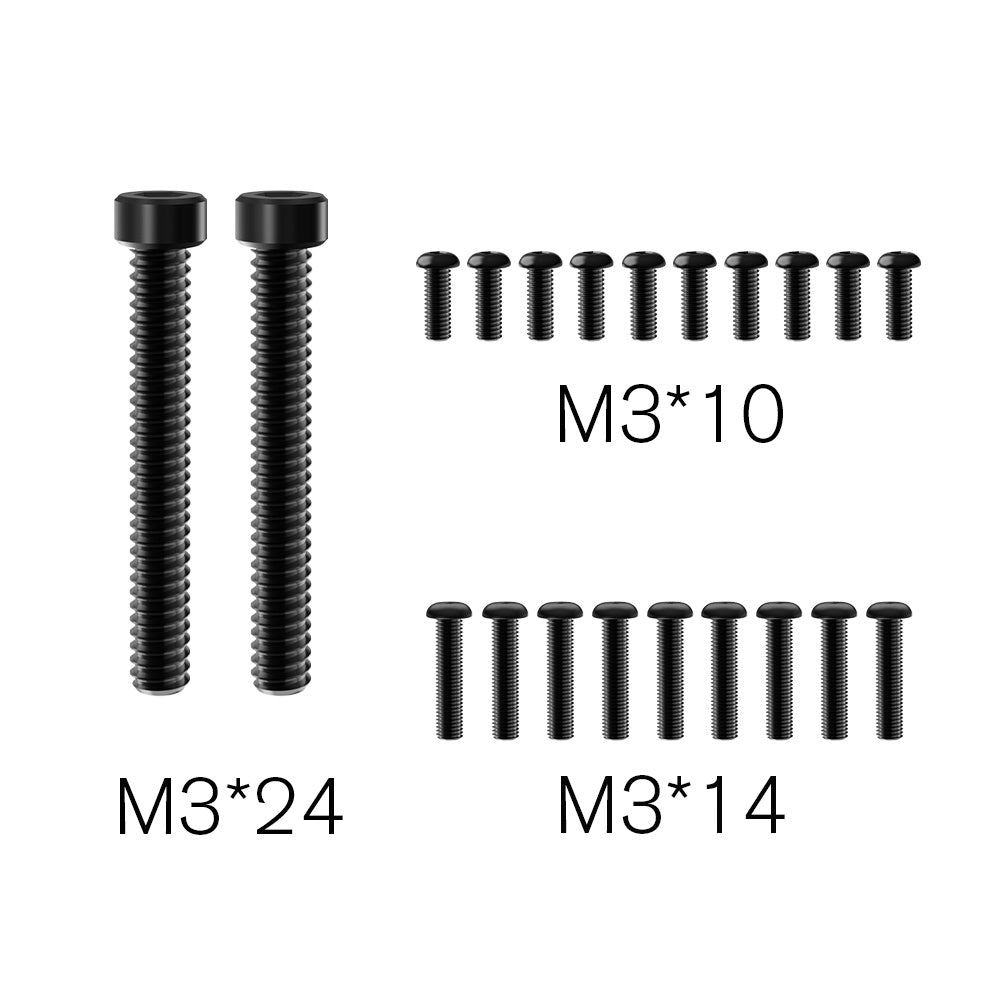 Oval Screw M3*24 M3*14 M3*10 Spare Part for RC Car ROG14 and X12S