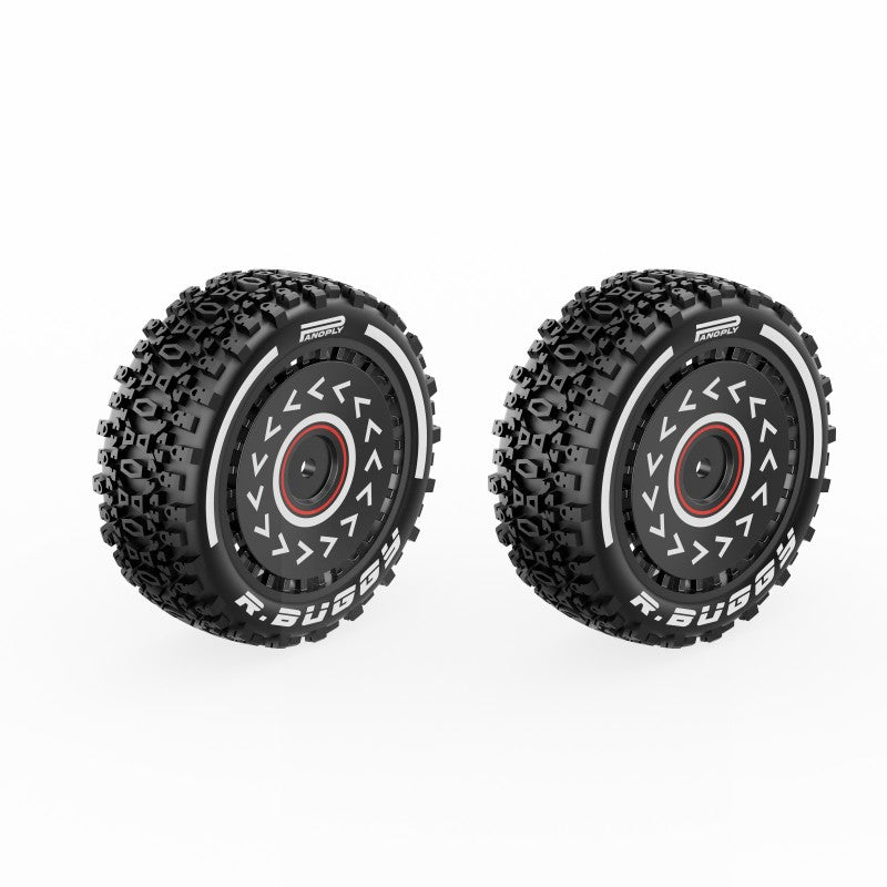 Rlaarlo RC Car Blue Tire Assembly For X12S Buggy Front