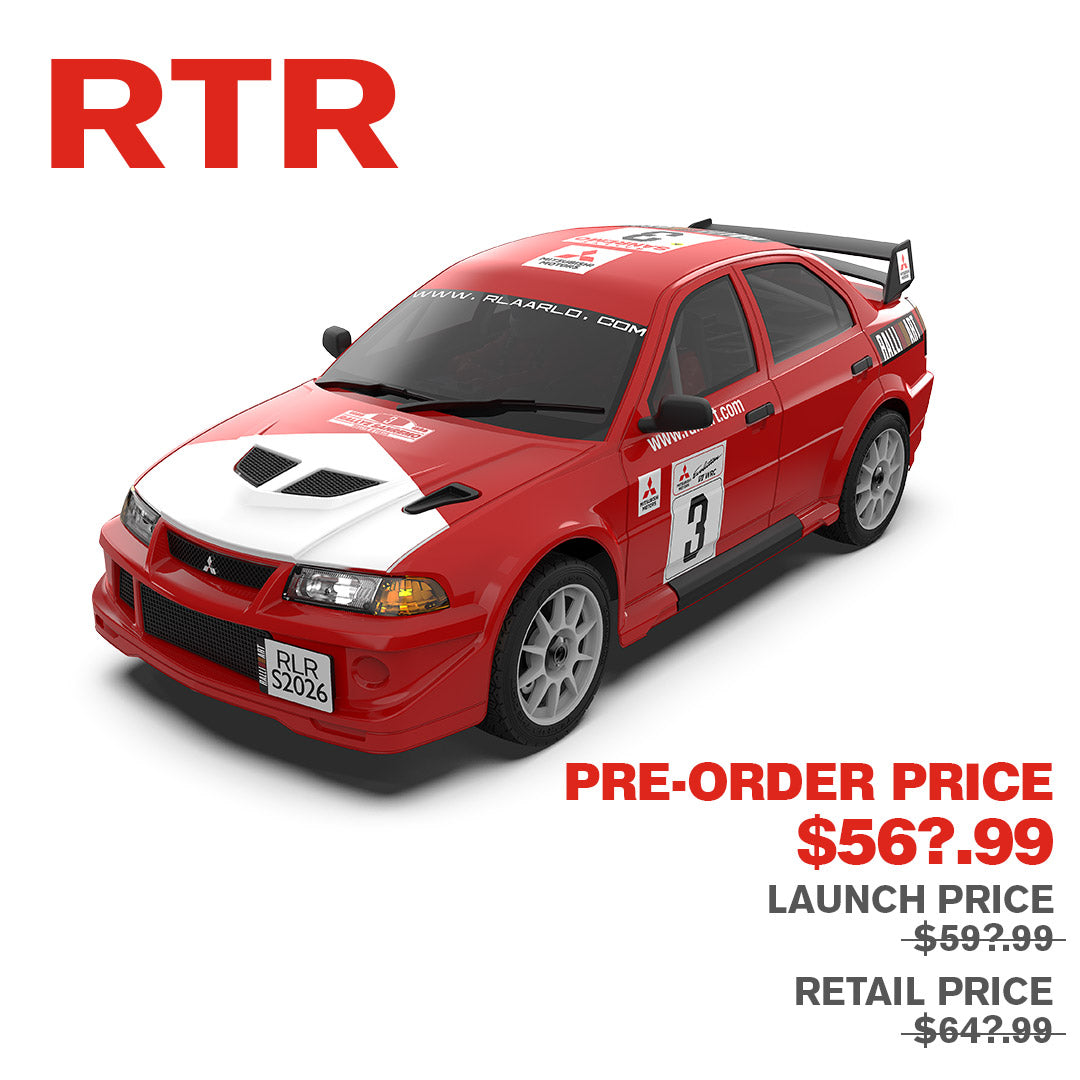 Rlaarlo RC Car Rlaarlo 1/7 Rally Mitsubishi EVO PRE-ORDER | SLEVO-07