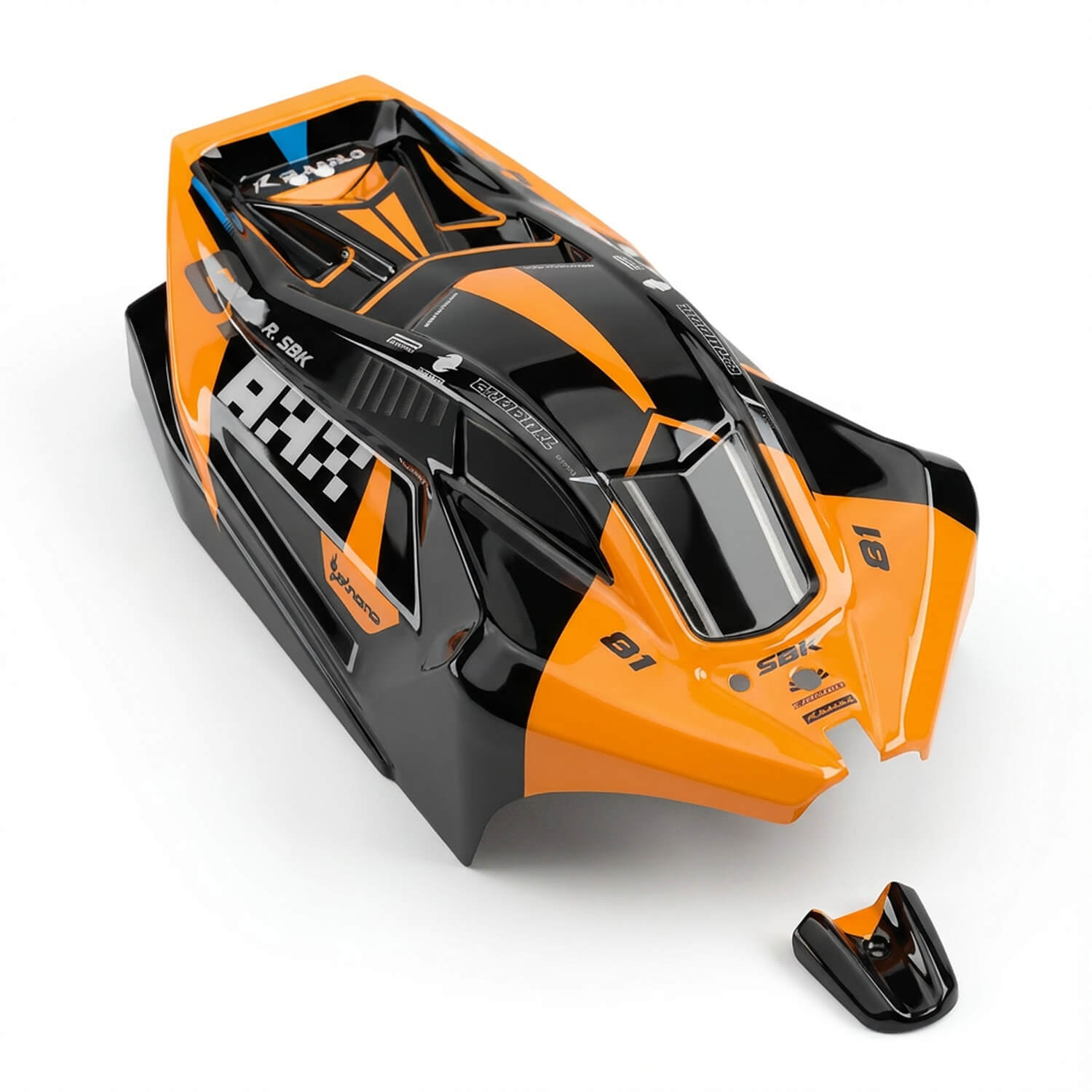 PVC Car Body Orange For SBK10 RC Buggy