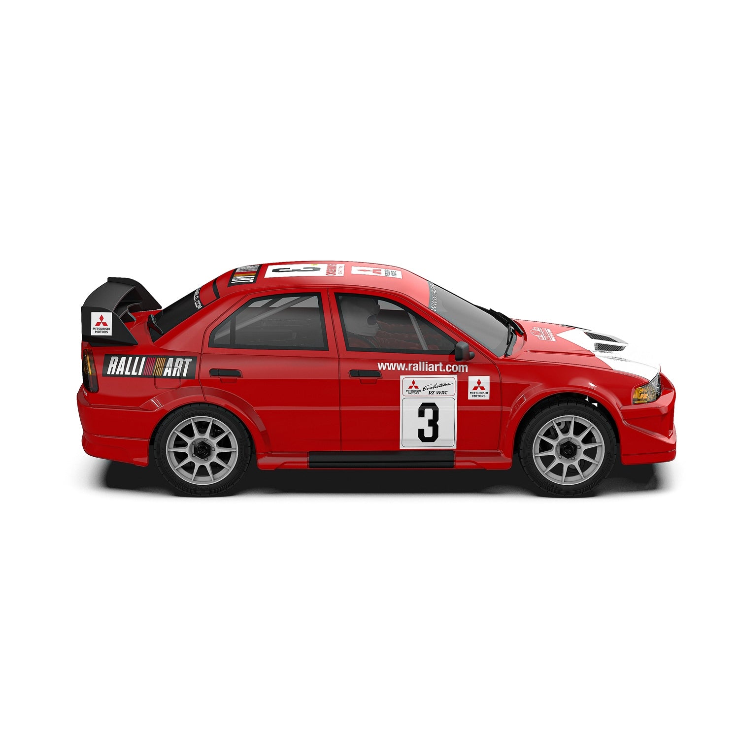 Mitsubishi EVO 6.5 TME Licensed 1/7 Brushless RTR RC Rally Car | SLEVO-07