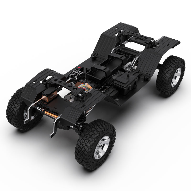 Rlaarlo RC Car 1/7 Scale 4WD Brushed RTR RC Crawler TK07