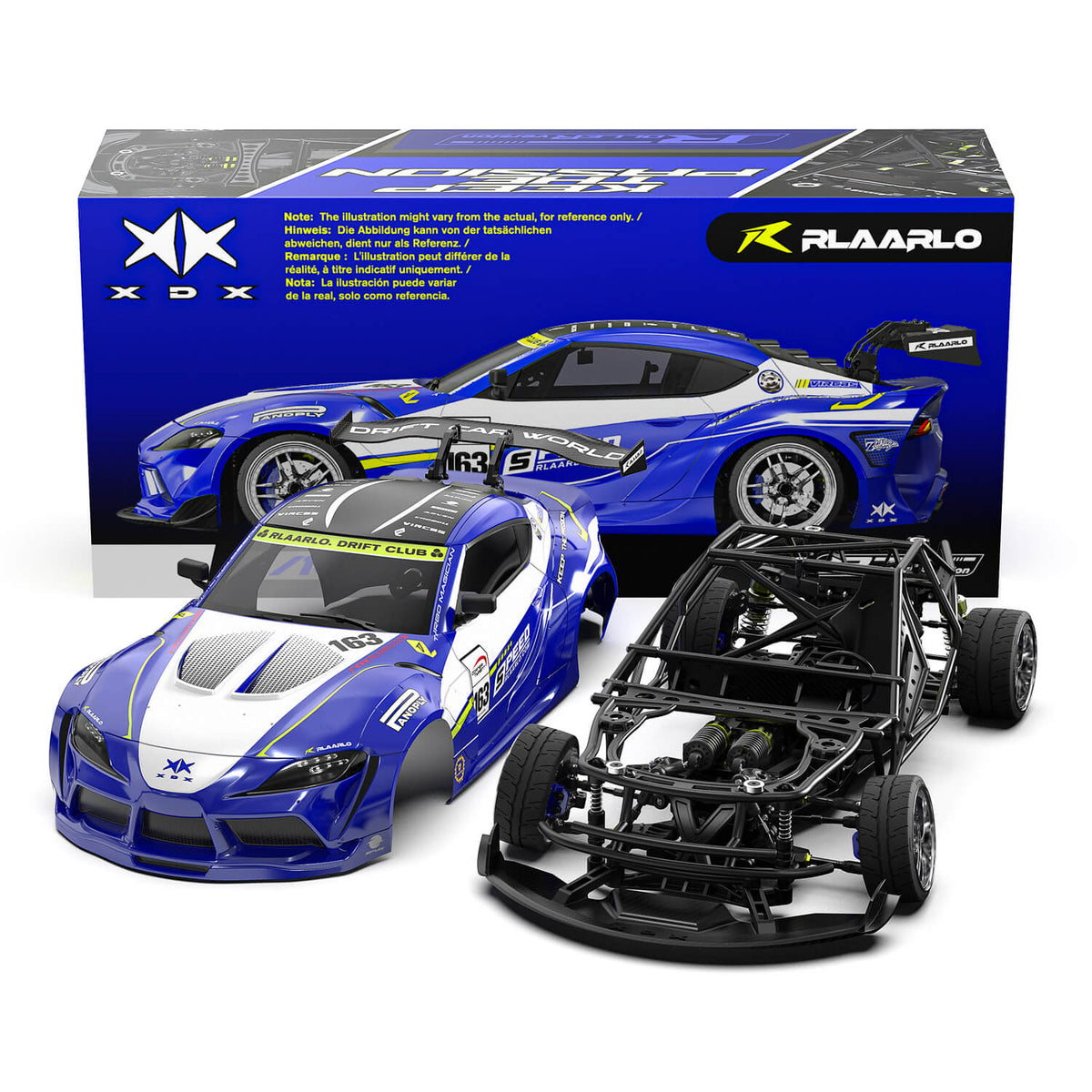 1/10 RWD RC Drift XDX-A90 Roller (Without Electric Parts)