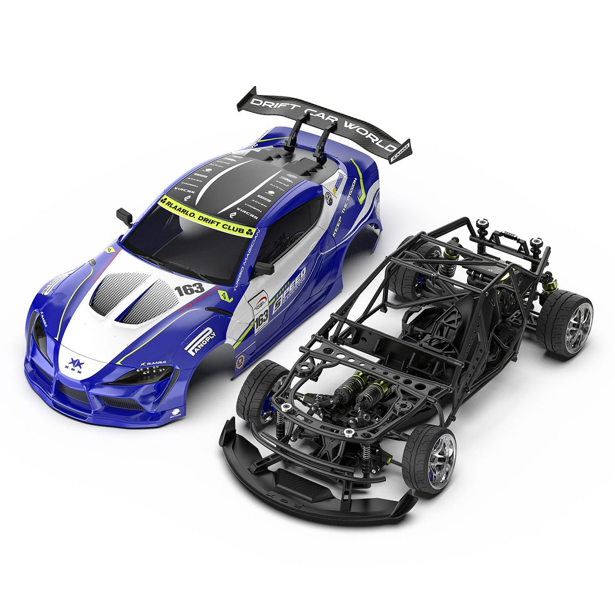 1/10 RWD RC Drift XDX-A90 Roller (Without Electric Parts)