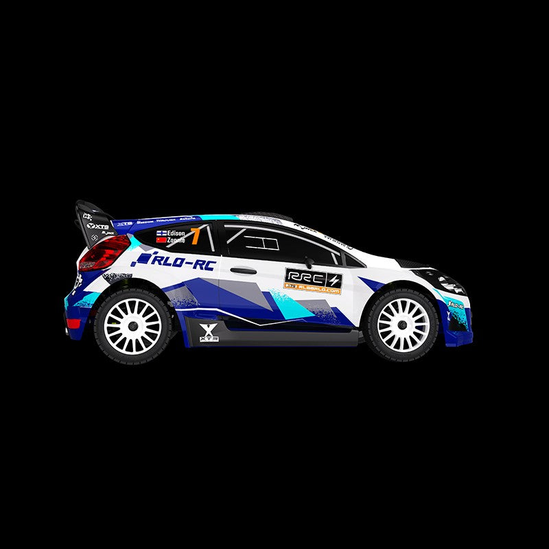 Rlaarlo RC Car White XTS Rally 1.2mm PC Car Body For XTS-F10 RC Rally Car