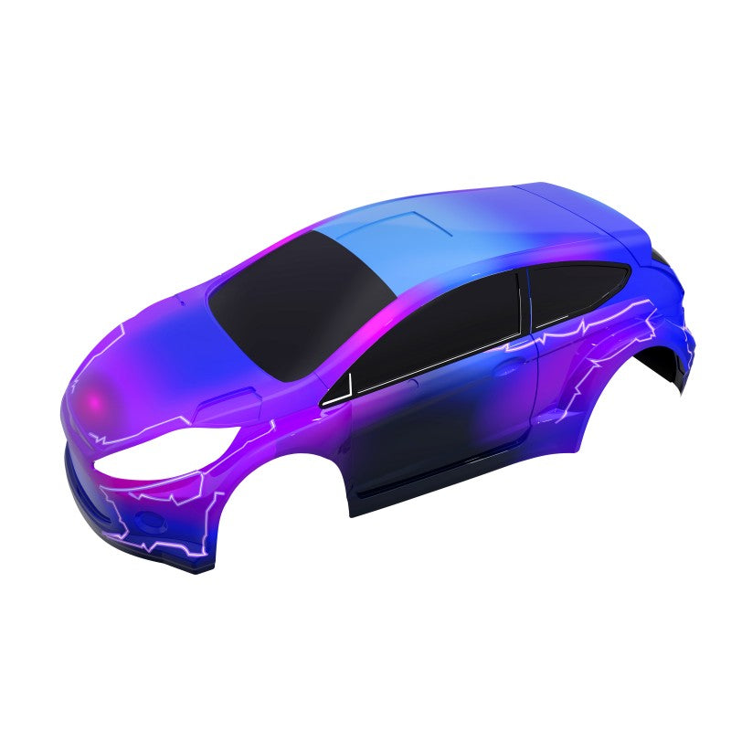 Rlaarlo RC Car Purple XTS Rally 1.2mm PC Car Body For XTS-F10 RC Rally Car