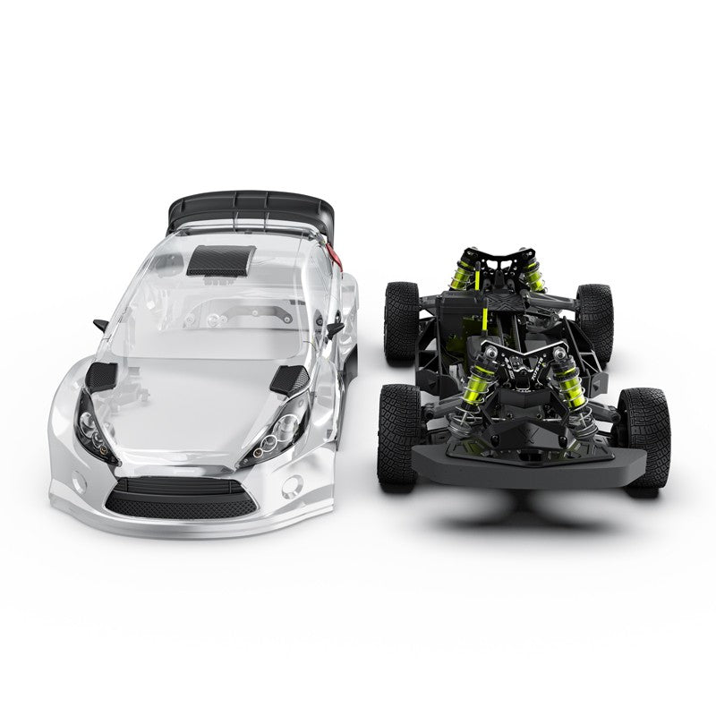 Rlaarlo RC Car Rlaarlo 1/10 Carbon Fiber RC Rally Car XTS-F10 Roller(Without Electric Parts)