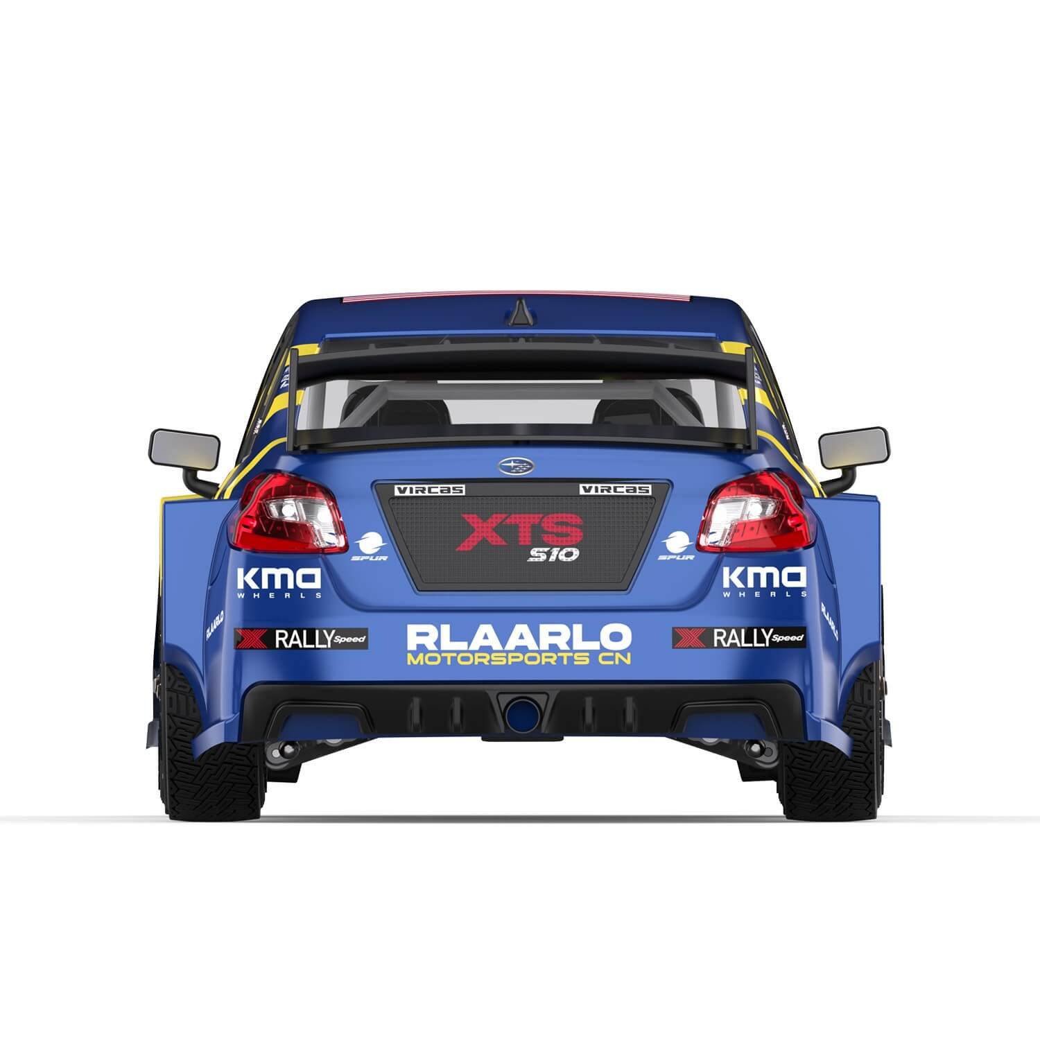 Rlaarlo 1/10 Scale RTR 4WD Carbon Fiber Brushless RC Rally Car | XTS-S10